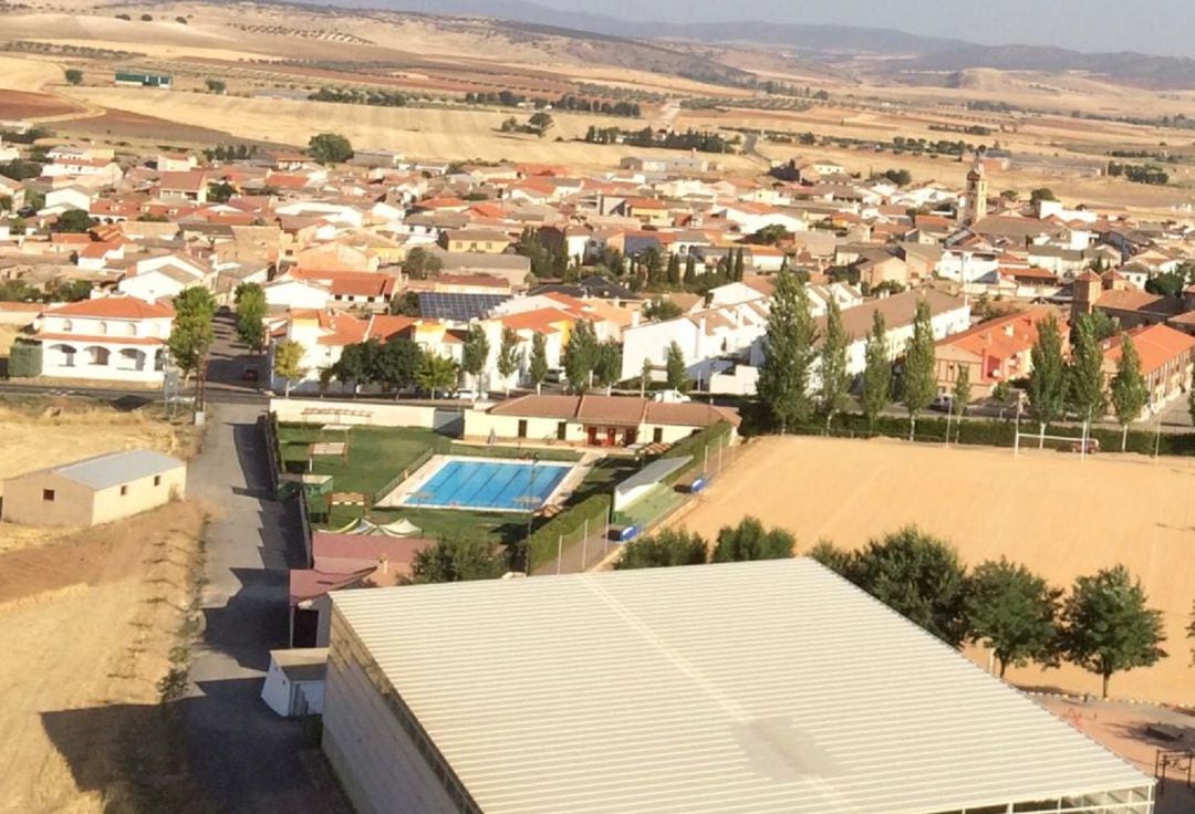 Panorámica del municipio de Corral de Calatrava de algo más de 1000 habitantes