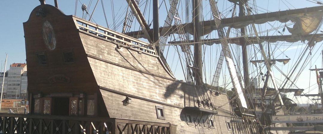 Navíos históricos en el puerto de A Coruña