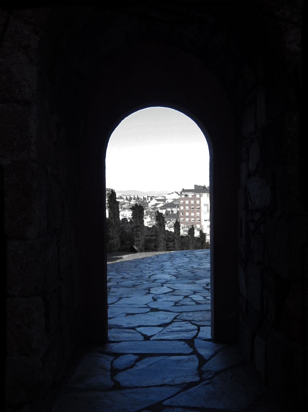 Imagen del interior del castillo