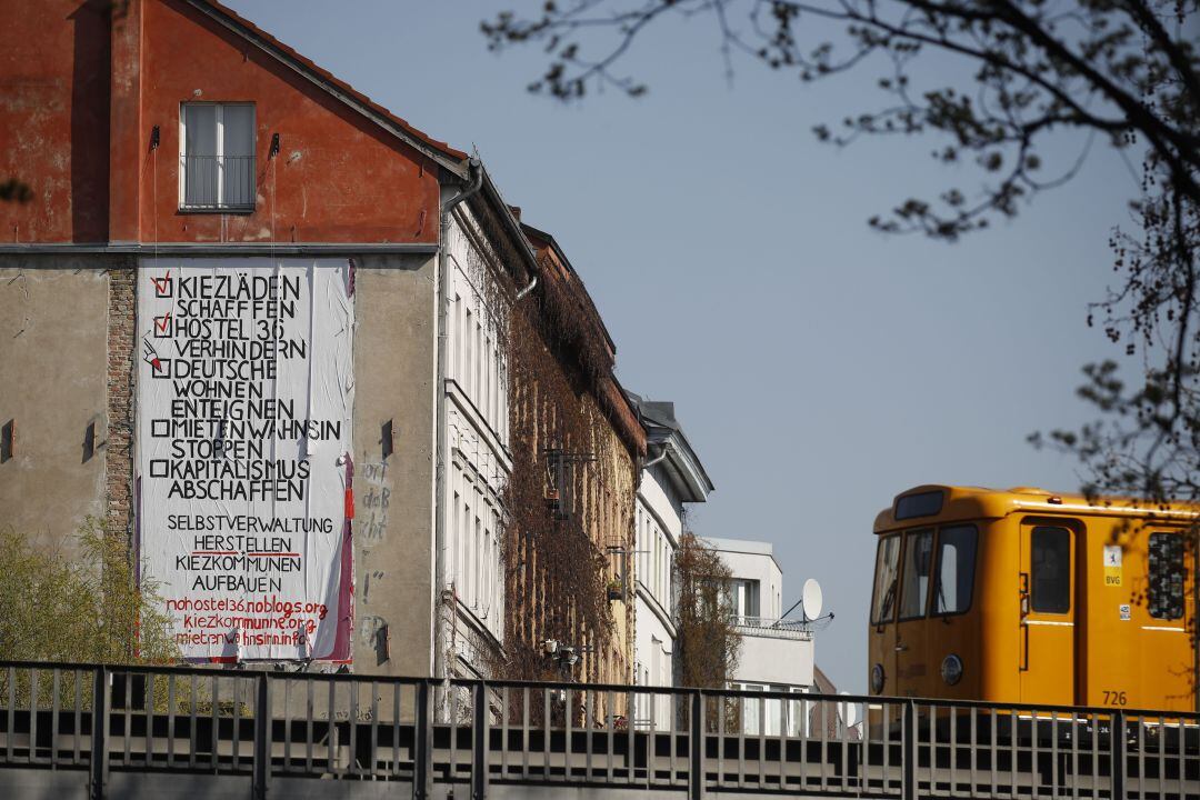 Imagen de las protestas por los alquileres en Alemania