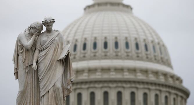 Imagen de la cúpula del Capitolio en la ciudad de Washington