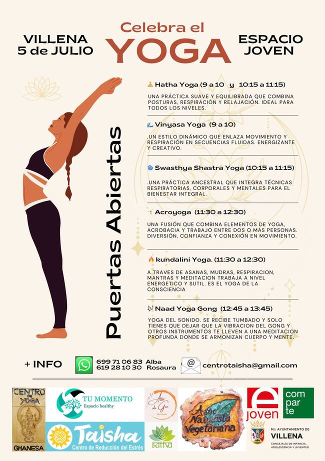 actividades 2025 en Villena