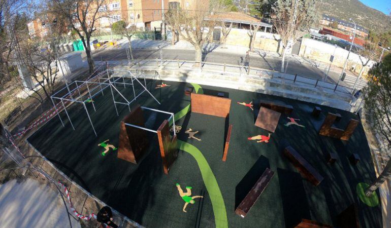 Nuevas intalaciones de Parkour en el Parque de la Paloma