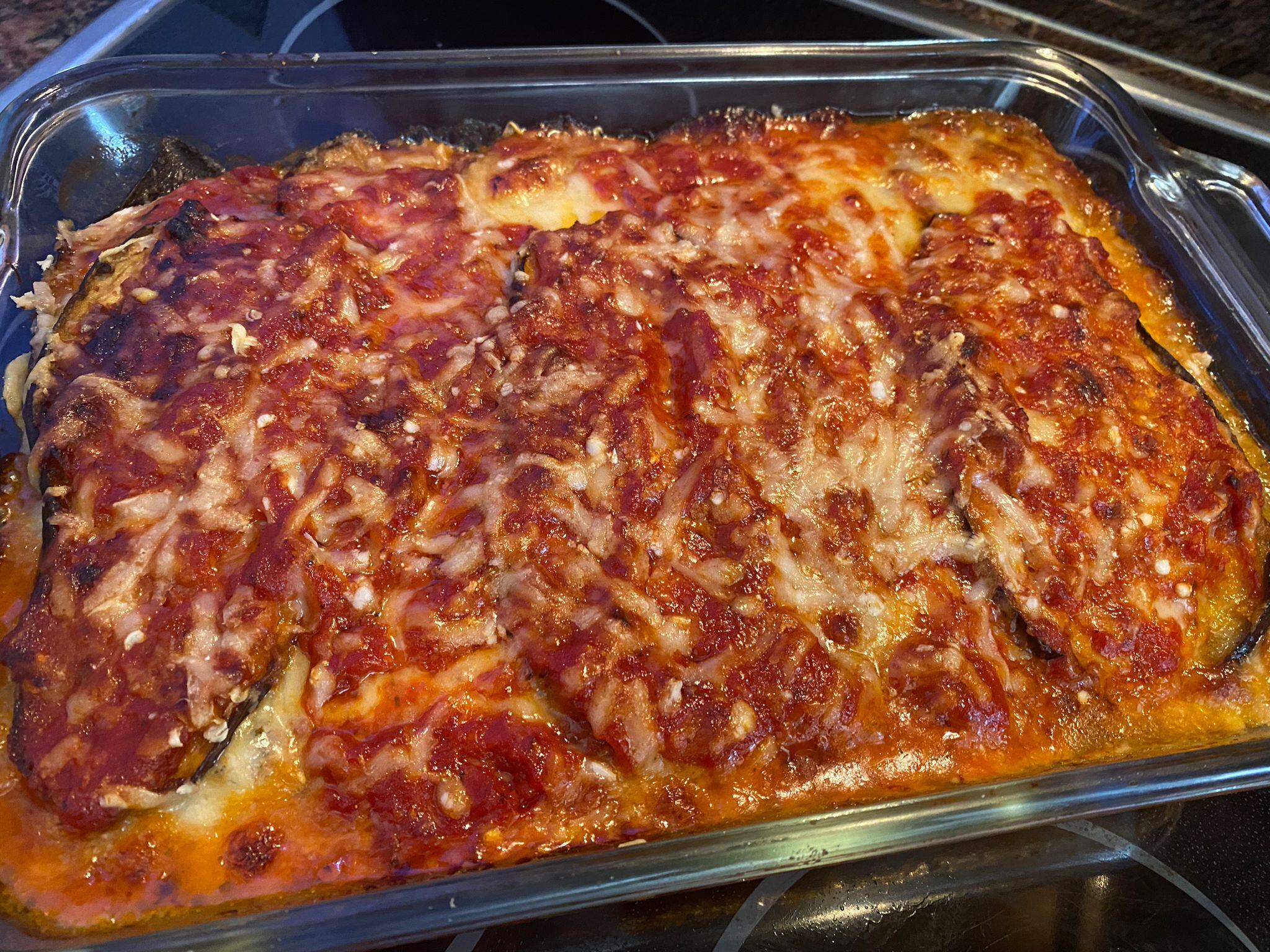 Parmesana de berenjena napolitana