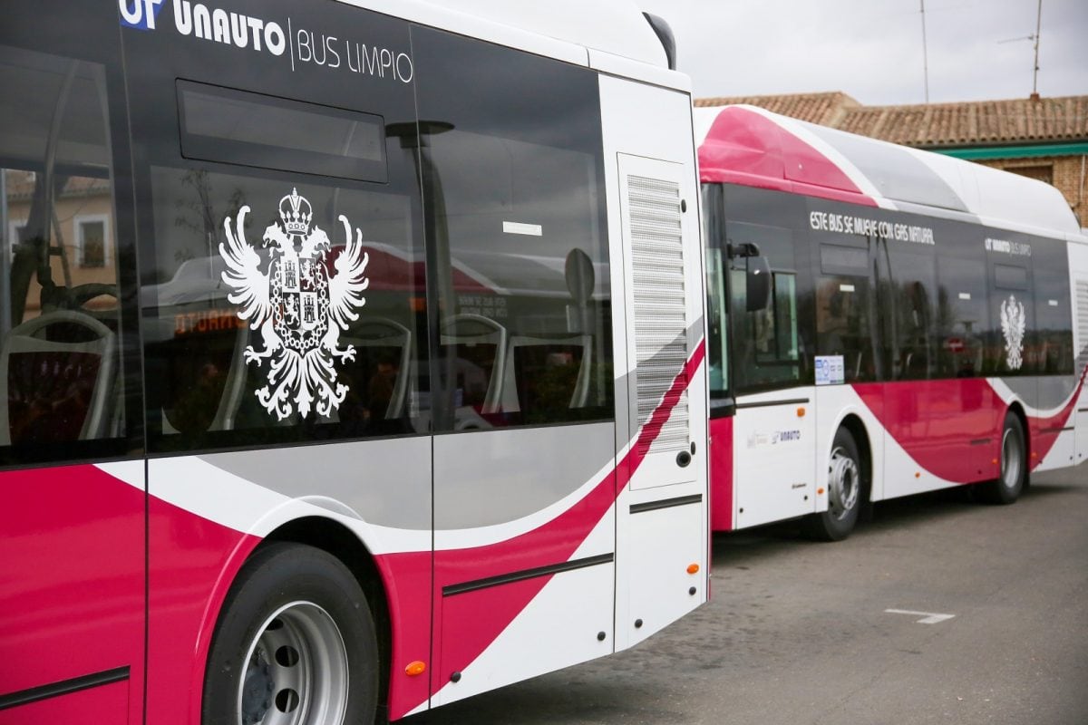 Imagen de archivo de los autobuses urbanos de Toledo