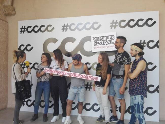 Imagen de nuestros invitados en el Centre del Carme