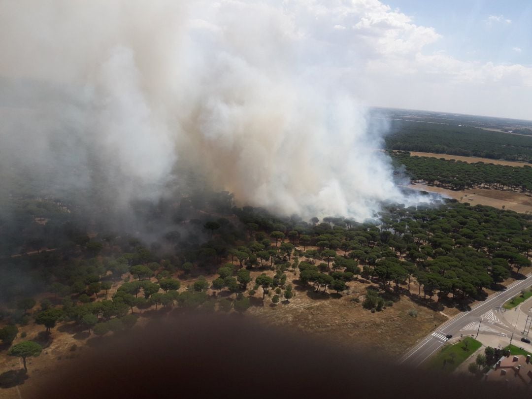 Incendio en Simancas