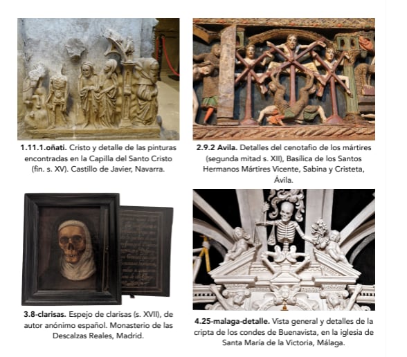 Página donde aparece el cenotafio de San Vicente