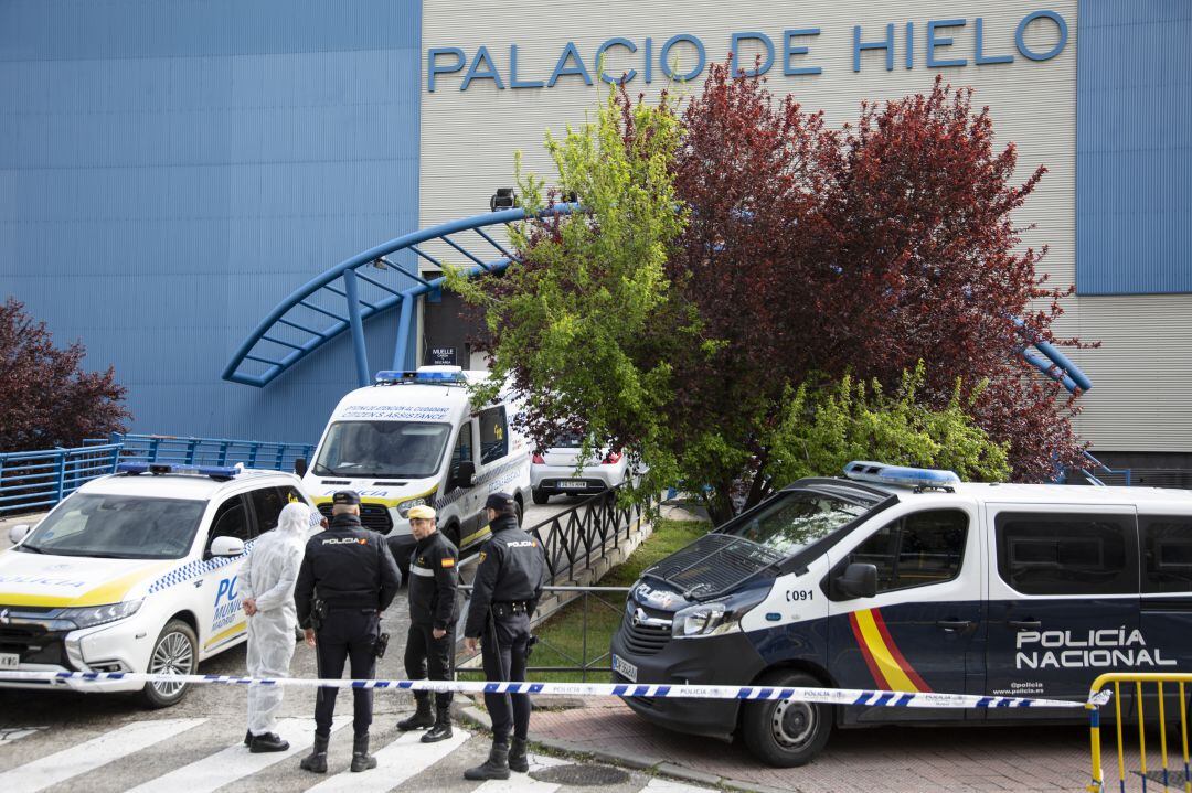 Palacio de Hielo, en Madrid, que se se convirtió en morgue durante el pico de pandemia del coronavirus. 