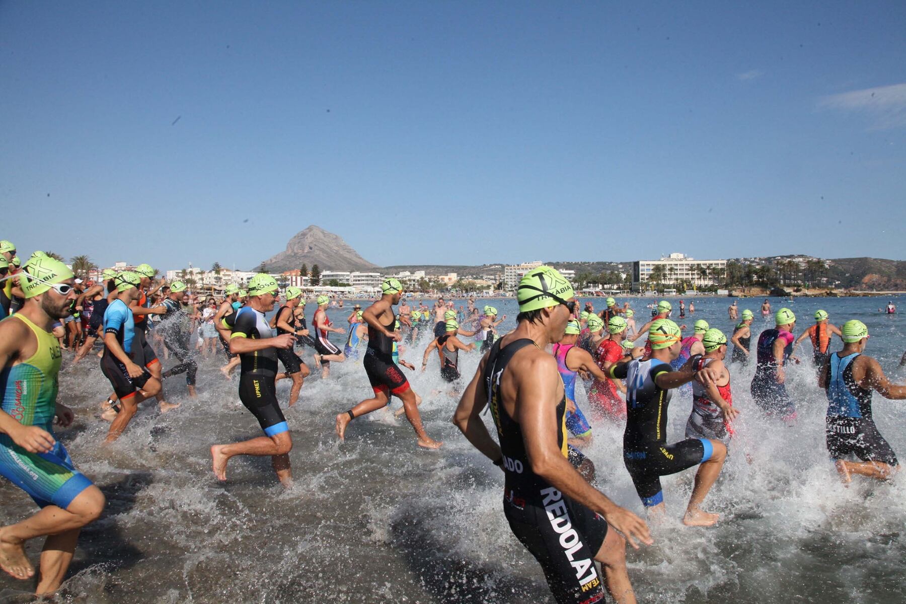 Segmento de natación del TriXàbia.