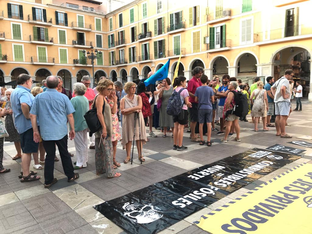 Manifestación de Joventut pel Clima en Palma