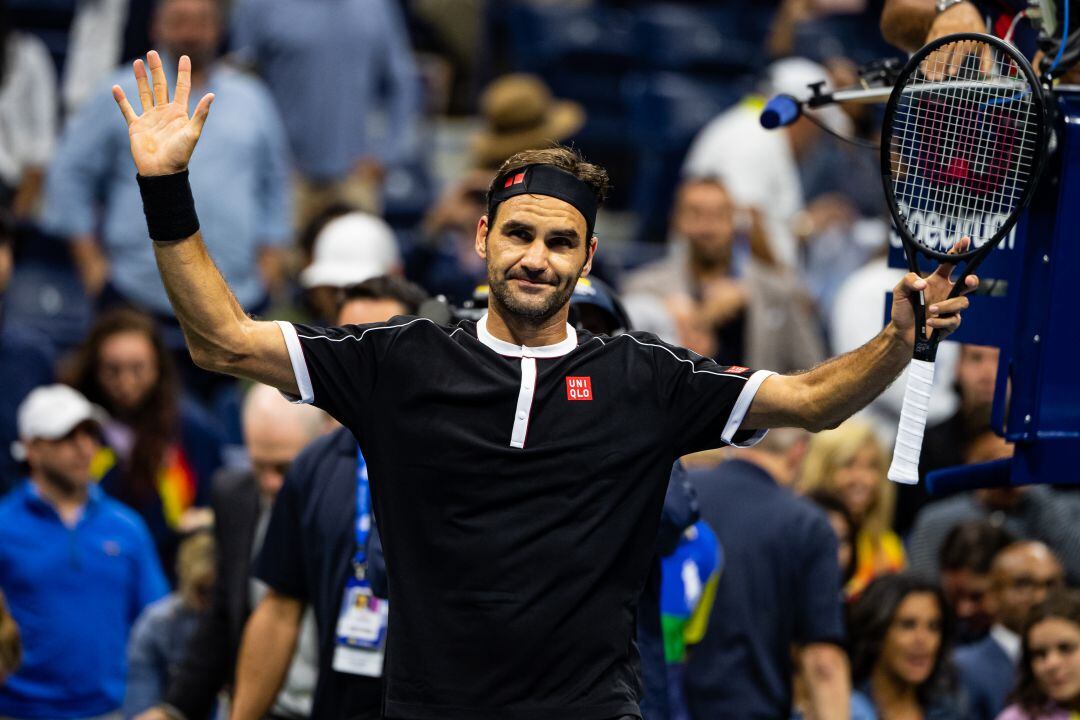 Roger Federer, en el US Open