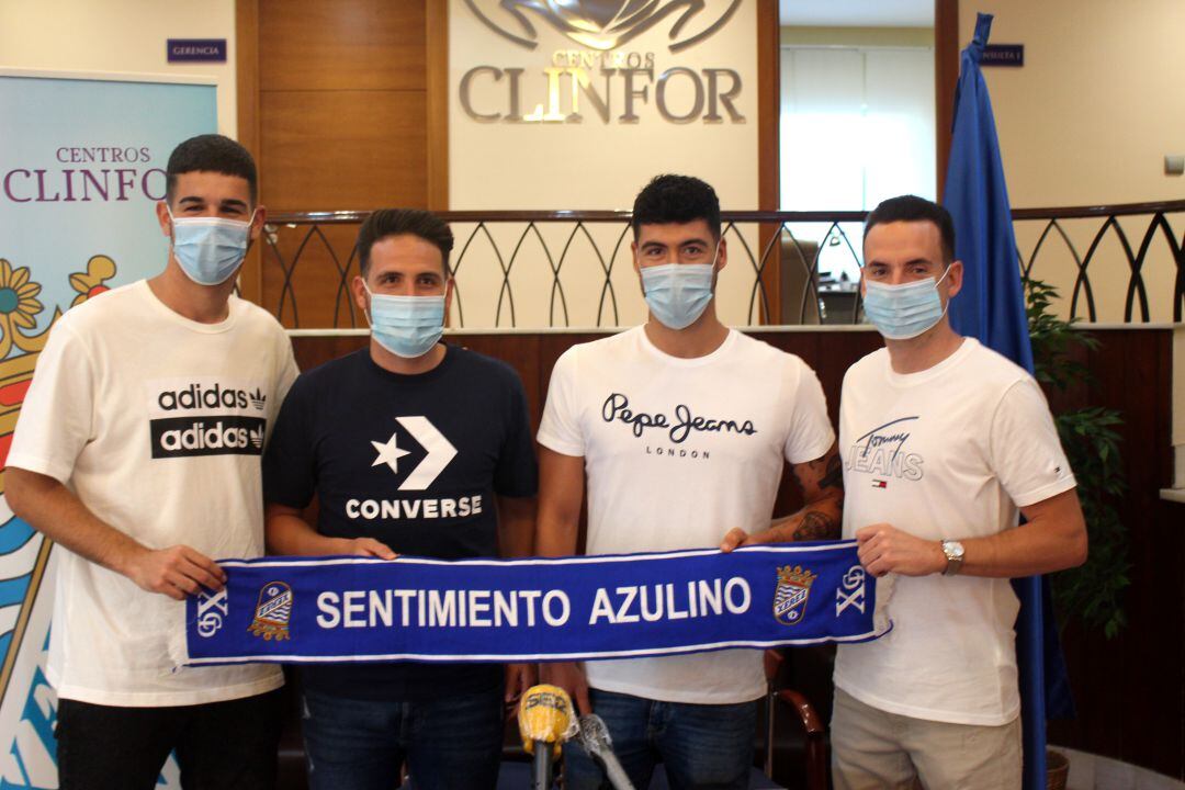 Juanca, Iván Ares, Orihuela y Juan Benítez presentados como nuevos jugadores del Xerez CD