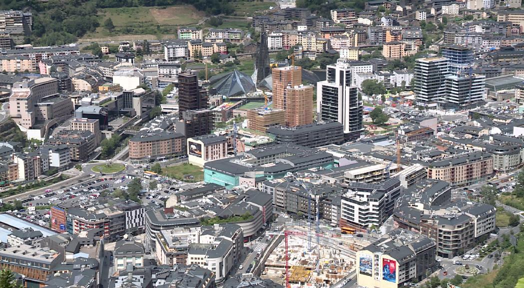 Panoràmica d'Escaldes-Engordany, a finals de l'any passat