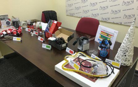 Guirnaldas luminosas sometidas a estudio por parte de AVACU y AIDIMME