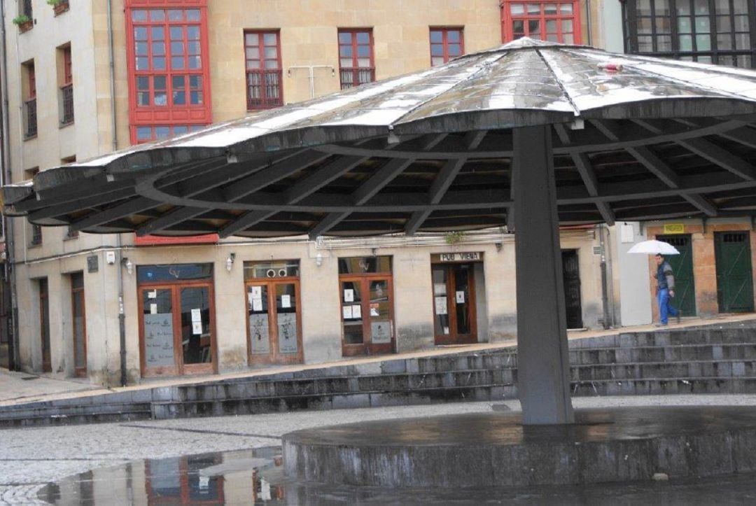 La Plaza del Paraguas, en Oviedo