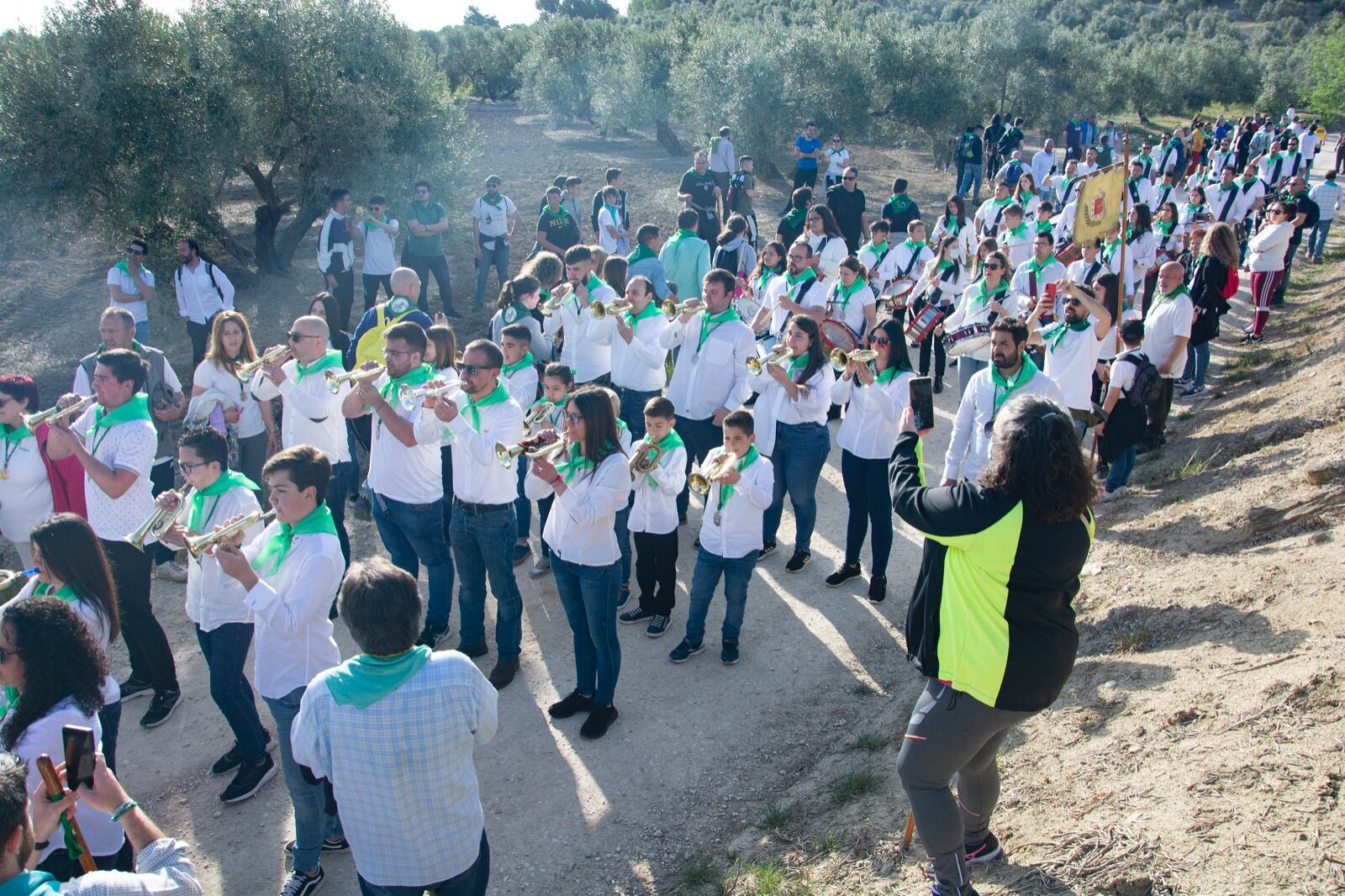 Banda de Cornetas y Tambores de la Virgen de Guadalupe.
