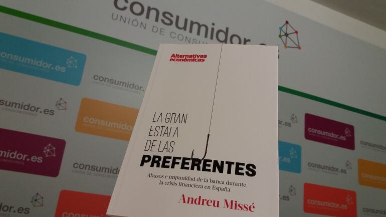 Portada del libro &quot;La gran estafa de las preferentes&quot;