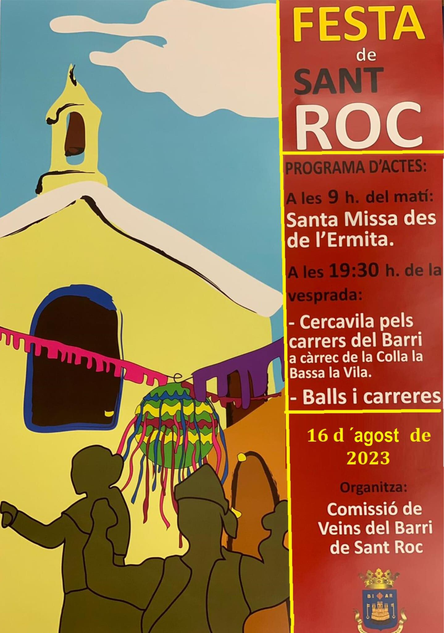 Cartel de los actos organizados