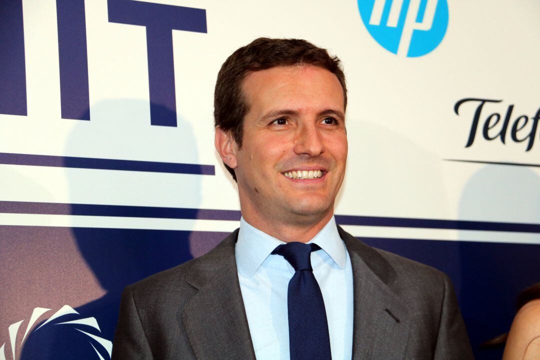 El presidente del PP, Pablo Casado. 