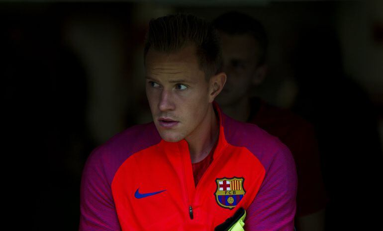 Ter Stegen, en el banquillo