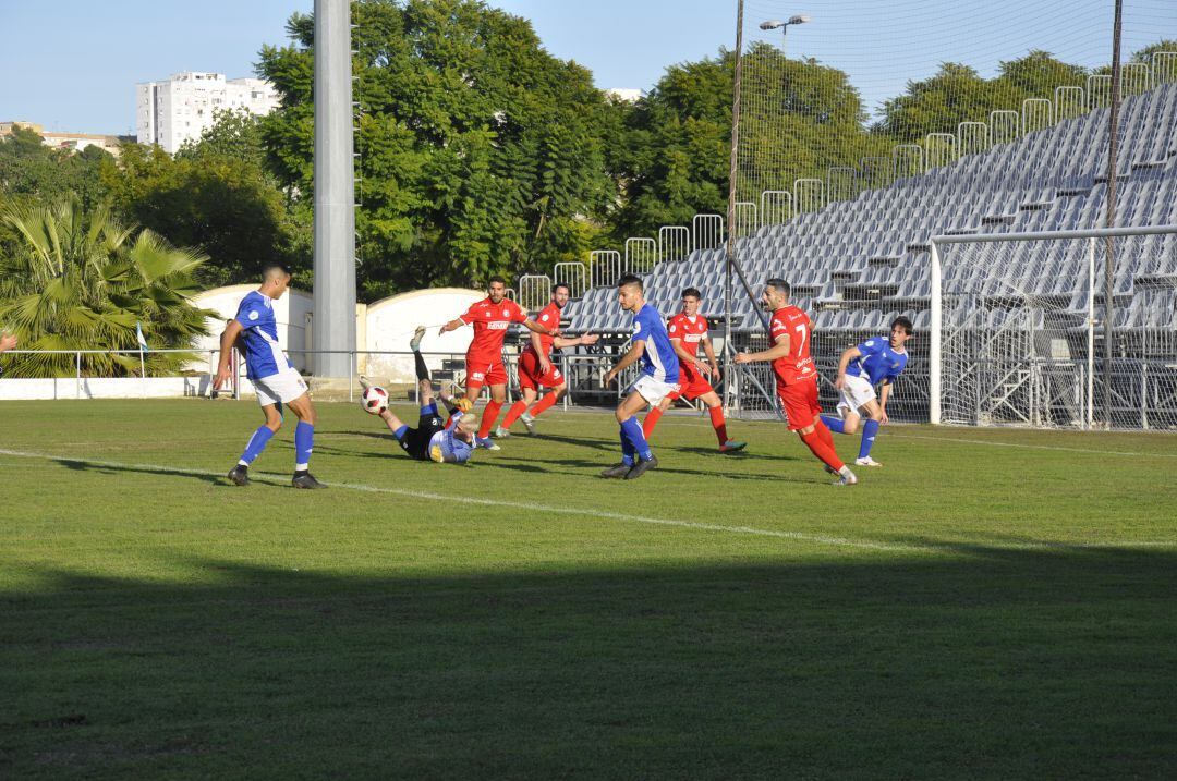 Imagen del partido disputado el sábado en La Juventud