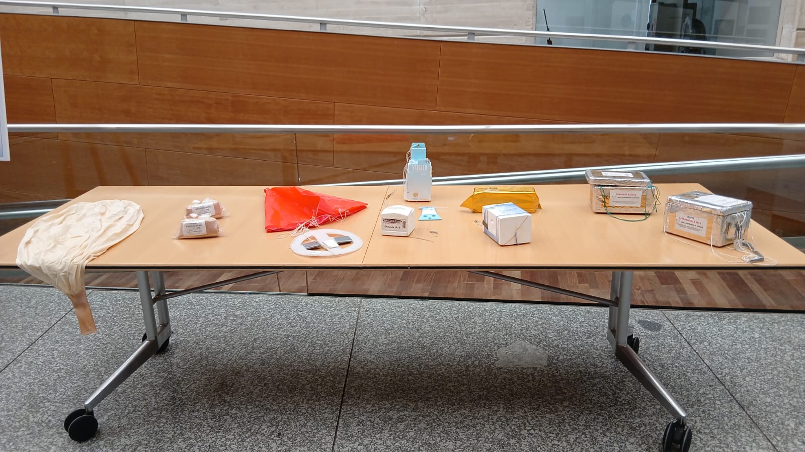 Partes del globo sonda