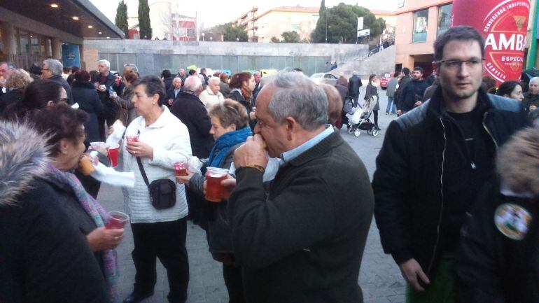 Jueves Lardero en la plaza de la Sala Multiusos