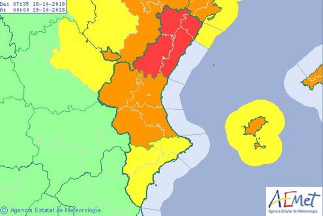 Mapa de alertas