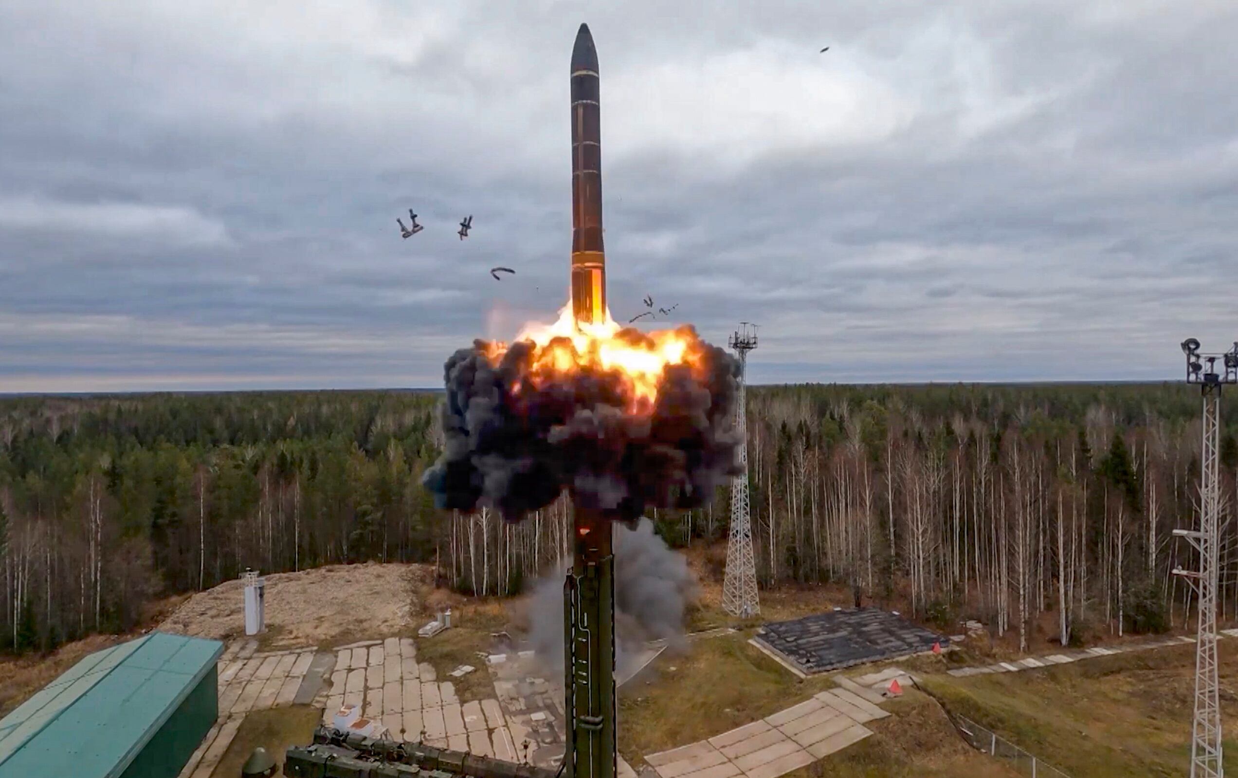 Imagen del ensayo nuclear masivo realizado por Rusia