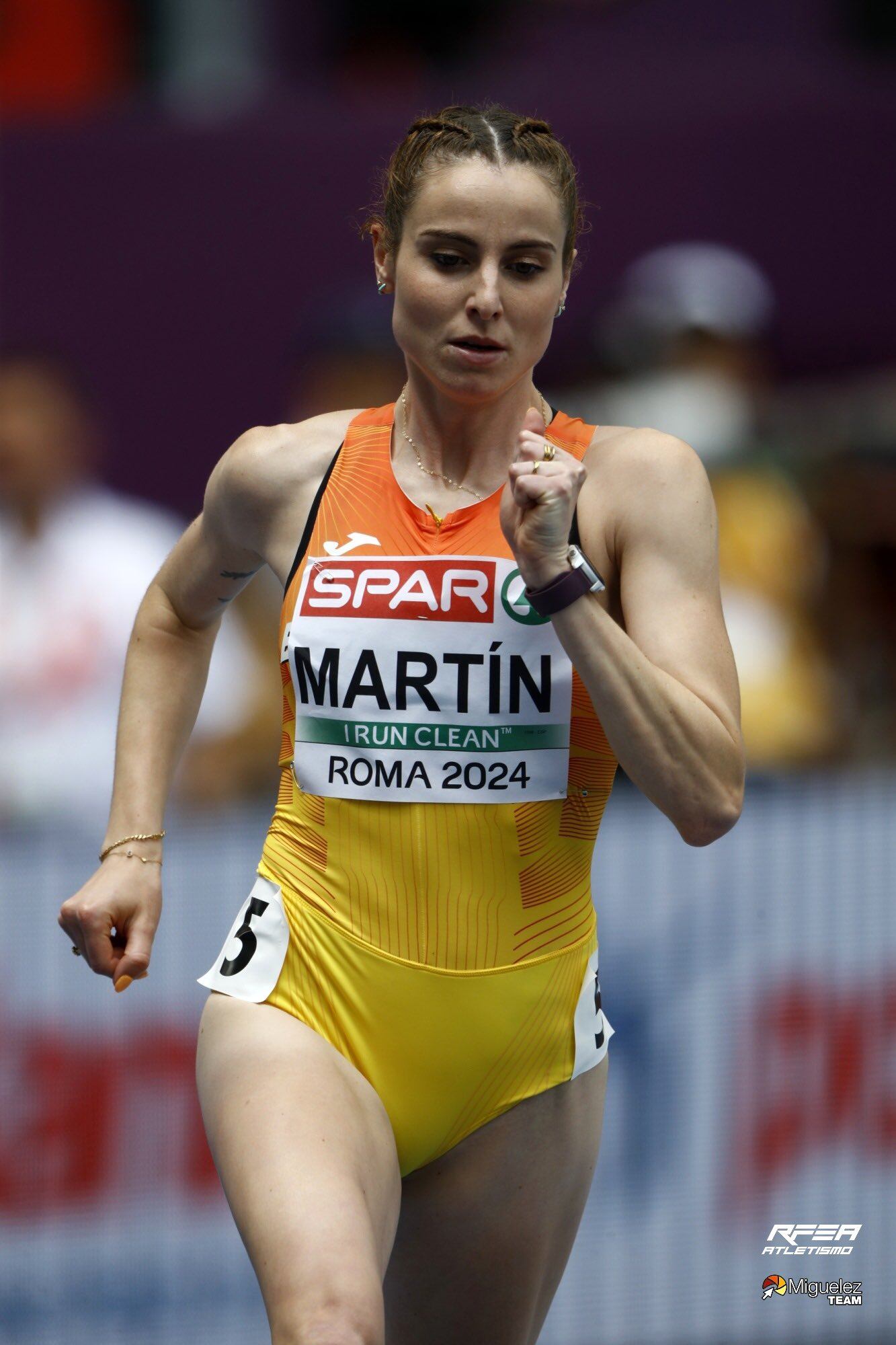 Lorena Martín, atleta de Peñaranda de Bracamonte, en los Juegos Olímpicos