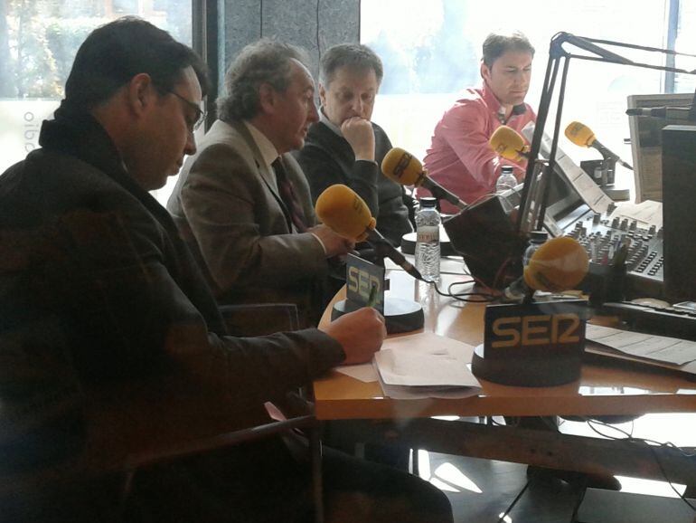 Aouraghe, Bartumeu, Saboya i Rios durant el debat sobre política exterior d'avui a la SER
