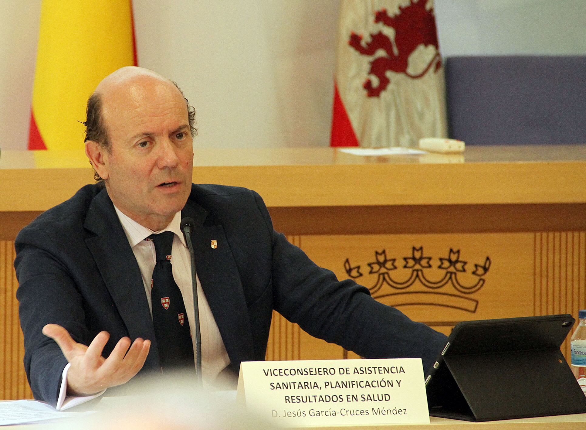 El viceconsejero de Asistencia Sanitaria, Planificación y Resultados en Salud, Jesús García-Cruces, preside la reunión de la sección de agresiones al personal de centros sanitarios del Observatorio de la Comunidad de Castilla y León | ICAL