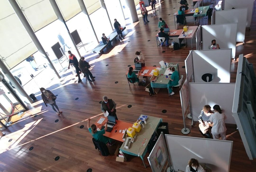 Vacunación en el Miguel Delibes