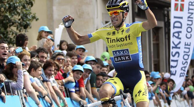 El de Pinto ganó en la meta de Ordizia por delante de Valverde