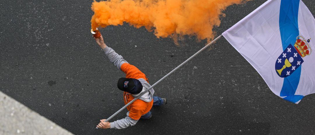 Manifestación de empresas electrointensivas en A Coruña para exigir un precio eléctrico &quot;competitivo&quot;