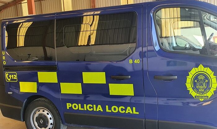 Un vehículo de Policía