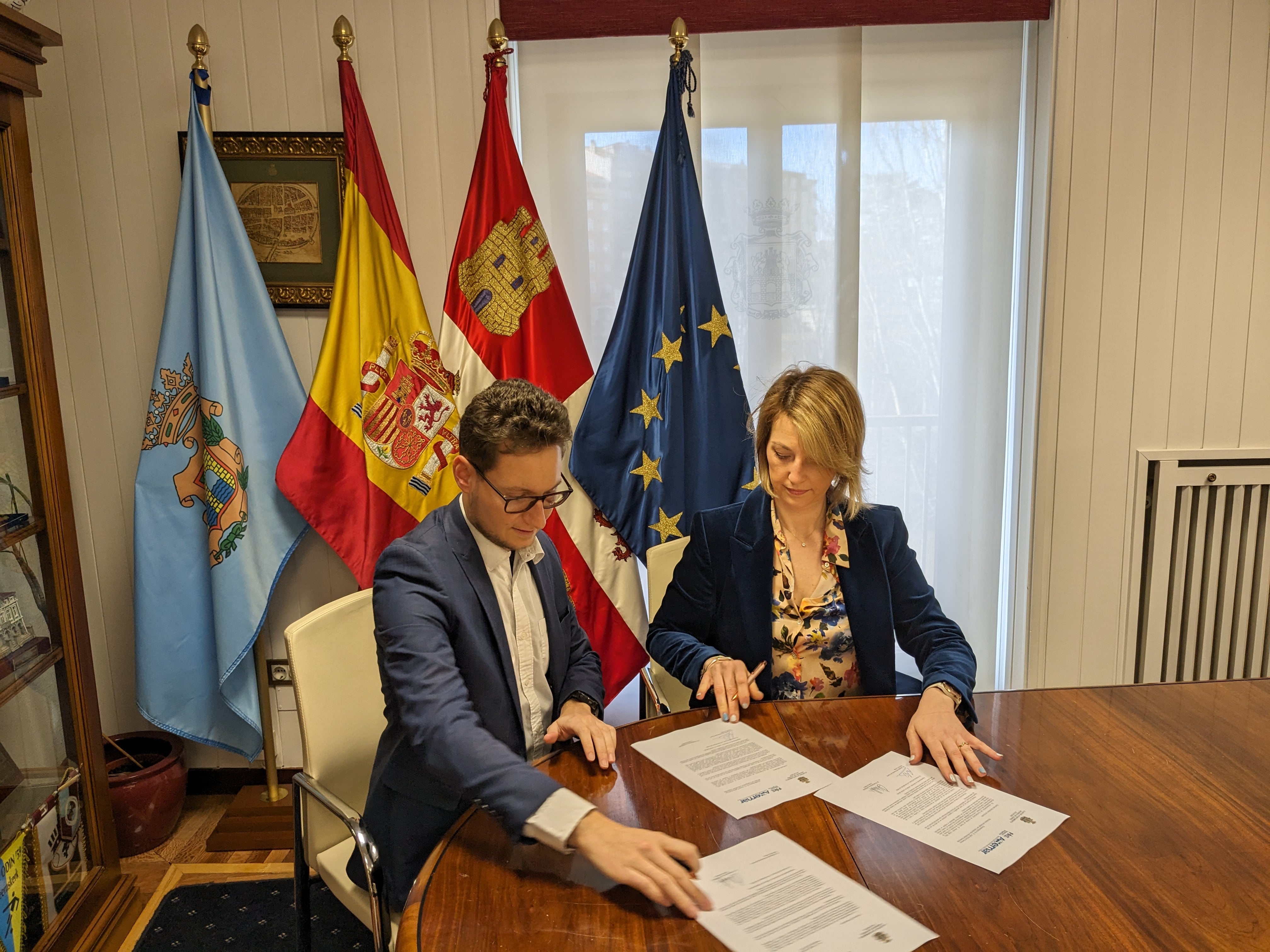 Antonio Linaje y Cristina Martín