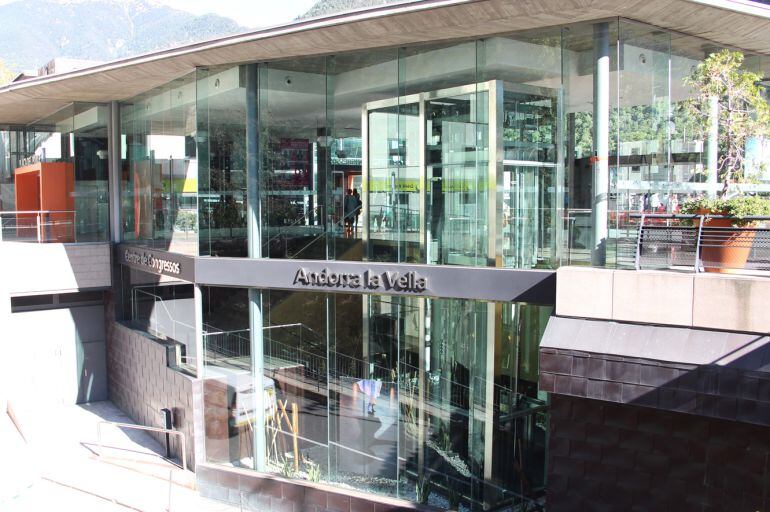 Façana del Centre de Congressos d'Andorra la Vella
