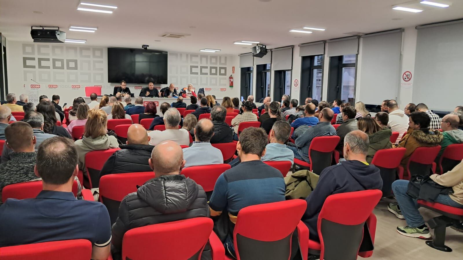 Asamblea de trabajadores de Grupo Lince