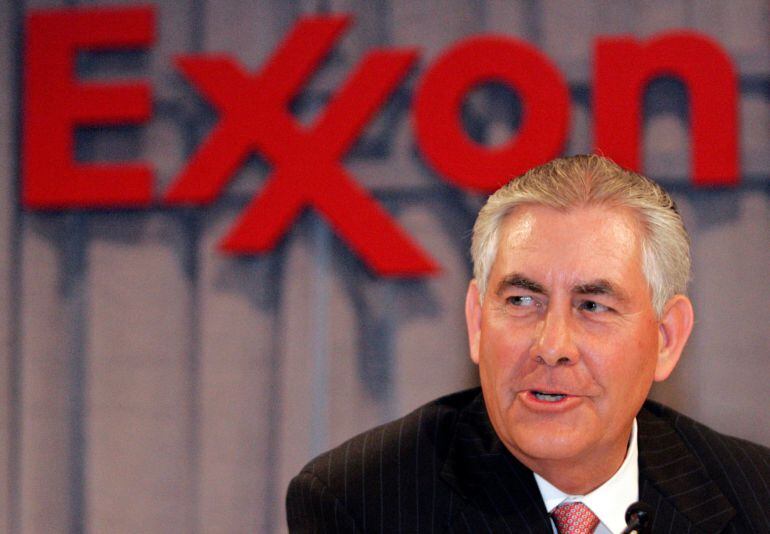 El máximo ejecutivo de la petrolera estadounidense ExxonMobil, Rex W. Tillerson, nuevo secretario de Estado de EEUU