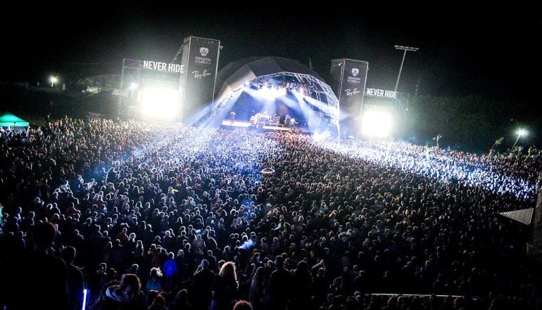 Imagen durante un concierto del Primavera Sound 2014