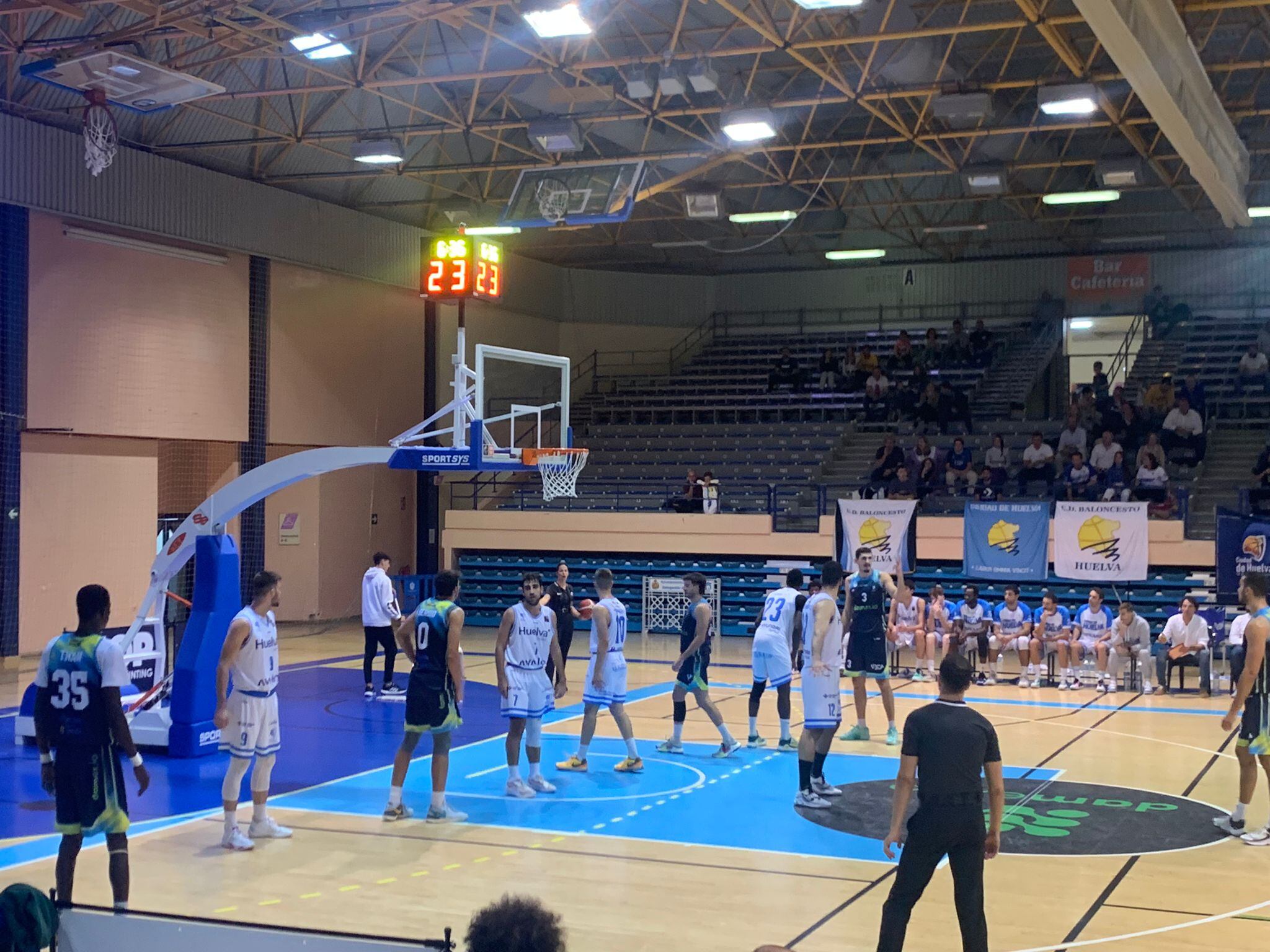 Un momento del partido