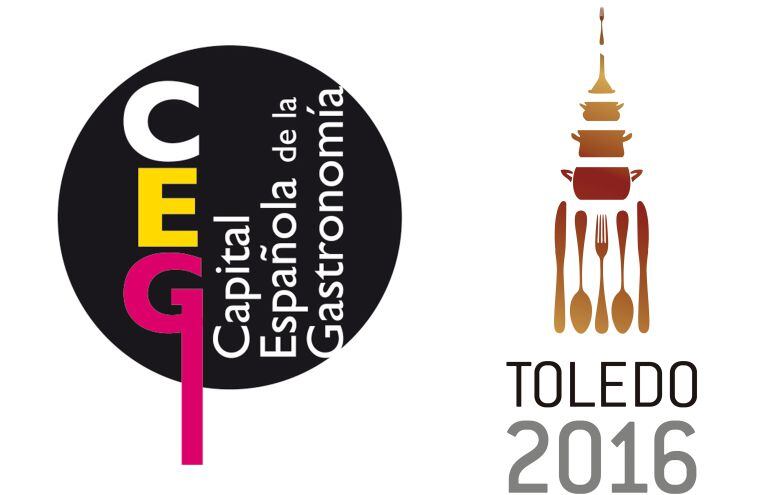 Logo de la capitalidad gastronómica española de Toledo 2016 