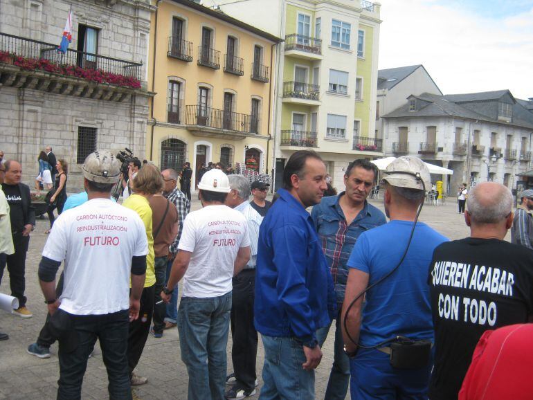 Los trabajadores de UMINSA en una de sus protestas