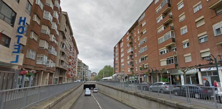 Túnel de la Avenida de Santander en Palencia