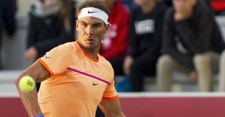 Rafa Nadal, durante el campeonato de dobles de España