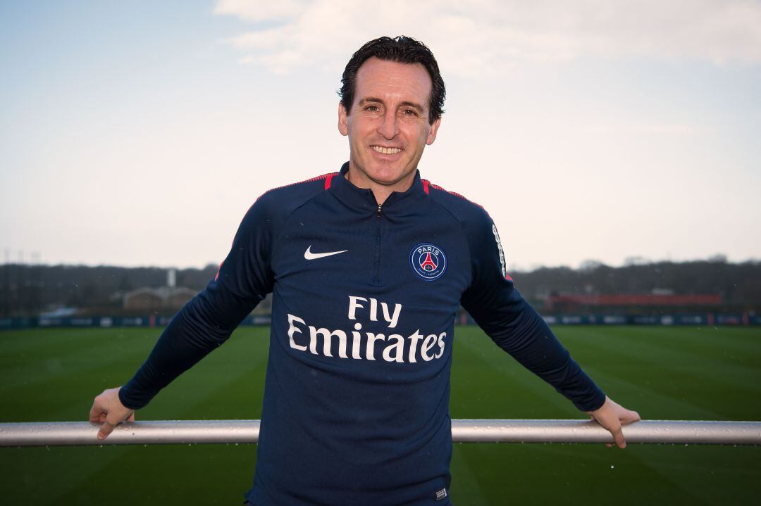 Emery durante su estancia en el PSG