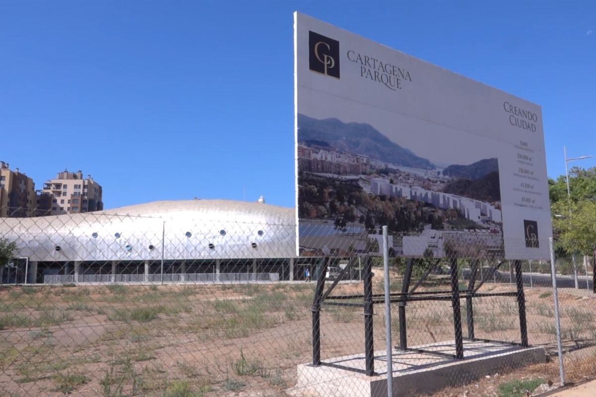 Parcela sobre la que se situará el edificio