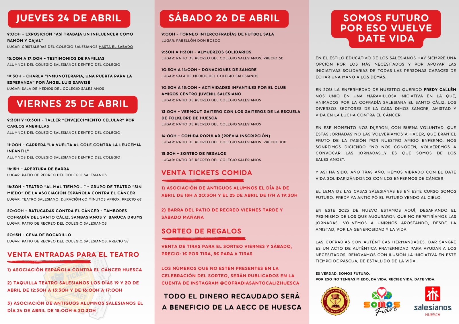 Programación de DateVide 2025